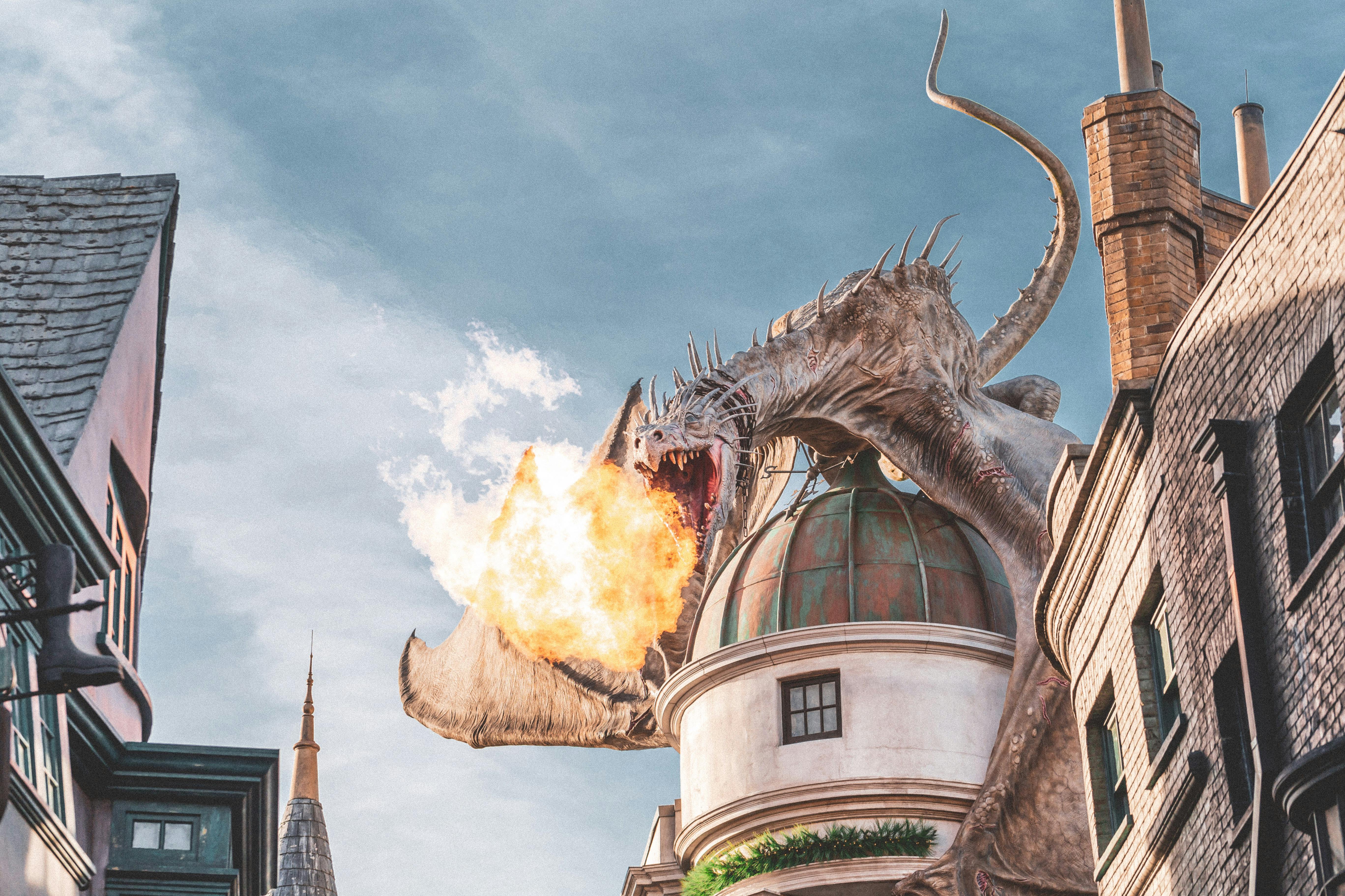 Image de fond de dragon